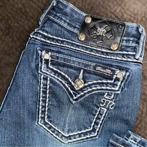 Miss Me Jeans, Size 31 x 31, Signature Skinny, Dark Wash